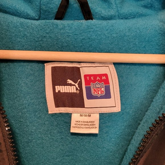 Vintage Jaguars Fleece Lined Puma Windbreaker Jacket - Size M - Like New - Picture 3 of 7